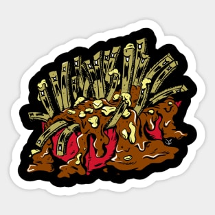 Food Truck Horror - Poutine Sticker